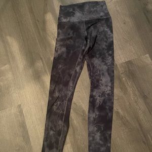 Lululemon tie dye align leggings